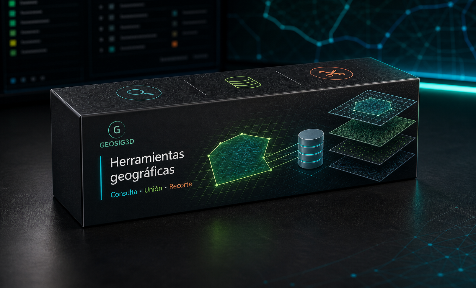 Presentación del complemento GEOSIG3D para consultar, unir y recortar bases geográficas